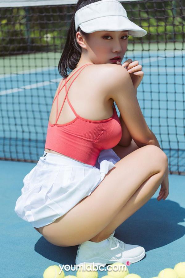 李猩一 猩一 尤蜜Youmi 2020.09.02 何嘉颖 网球少女第12张图片