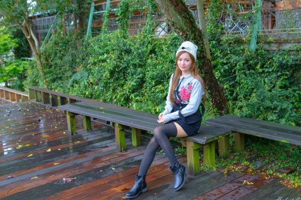 蘇小立 苏小立  台湾正妹苏小立北艺大校园清新日常，可爱少女户外吹泡泡青春活力写真第1张图片