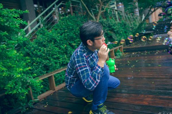 蘇小立 苏小立  台湾正妹苏小立北艺大校园清新日常，可爱少女户外吹泡泡青春活力写真第49张图片