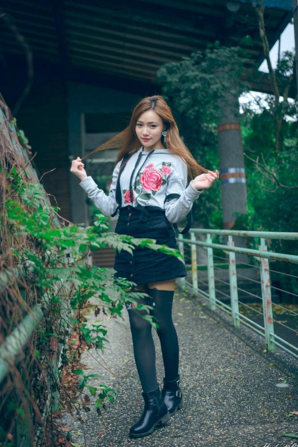 蘇小立 苏小立  台湾正妹苏小立北艺大校园清新日常，可爱少女户外吹泡泡青春活力写真第59张图片