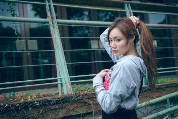 蘇小立 苏小立  台湾正妹苏小立北艺大校园清新日常，可爱少女户外吹泡泡青春活力写真第67张图片