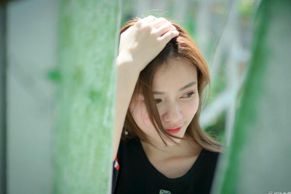 蘇小立 苏小立  台湾正妹苏小立花博新生公园户外街拍，校花系列清新风格甜美写真第79张图片