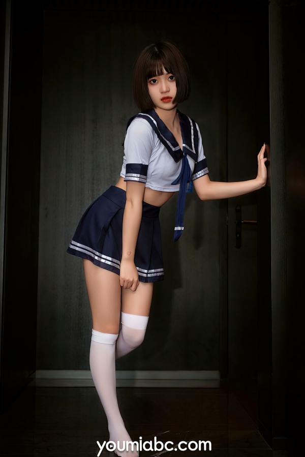 陈雨萌   YouMi尤蜜-2021.07.19-萌萌-《放学等我》-清纯校服学生装制服诱惑丝袜写真第13张图片