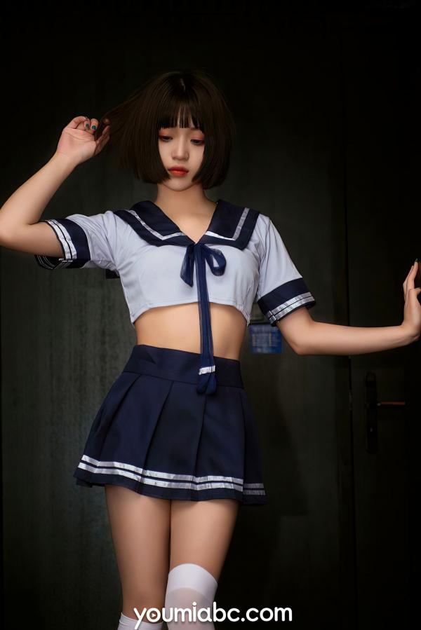 陈雨萌   YouMi尤蜜-2021.07.19-萌萌-《放学等我》-清纯校服学生装制服诱惑丝袜写真第14张图片
