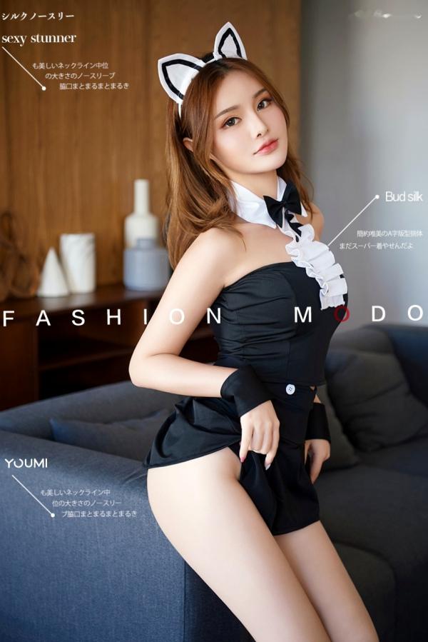 陈宇曦   YouMi尤蜜陈宇曦《喵女仆》角色扮演私房写真，可爱猫耳搭配性感制服，尽显火辣身材，无圣光大尺度上演极致诱惑第1张图片