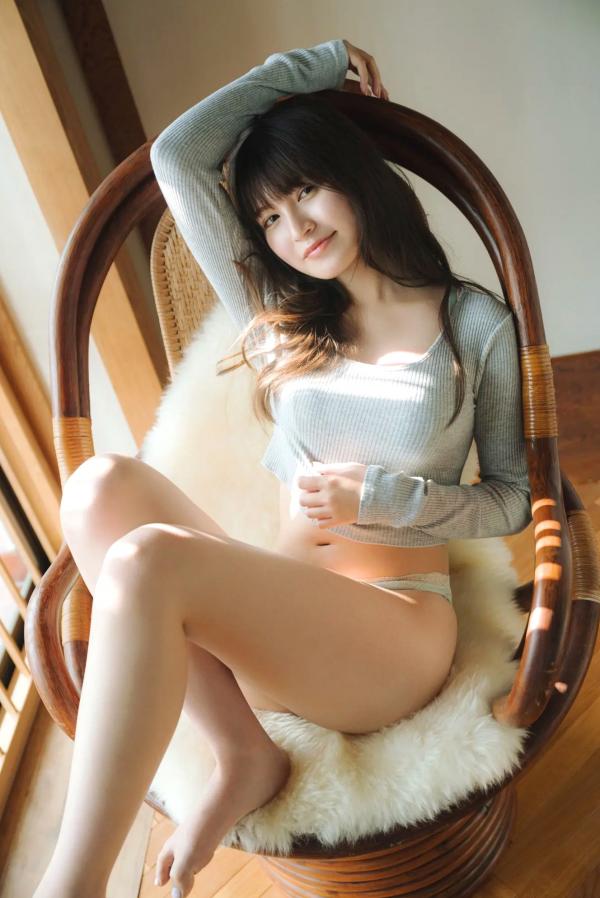 神志那結衣   神志那結衣 - ジーナに恋して vol.1 清纯女神私房写真，室内极品白嫩身材展示，性感白色内衣诱惑，清新治愈风格第48张图片