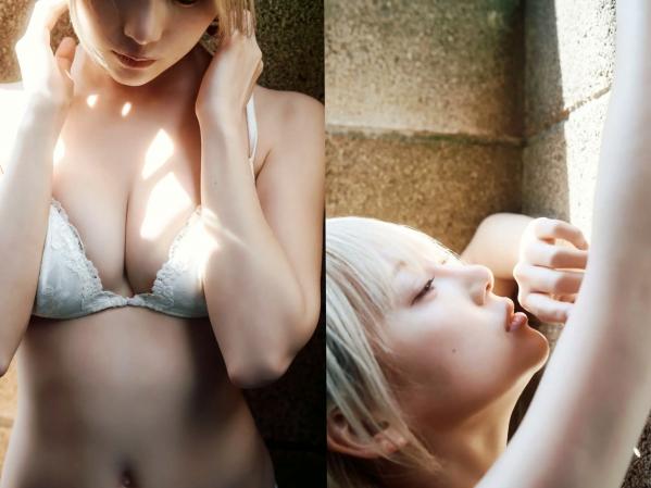 篠崎こころ   篠崎こころ - フラジャイル (Fragile) 性感蕾丝内衣写真，短发女神冷艳气质诱惑，绝美身材尽显第10张图片