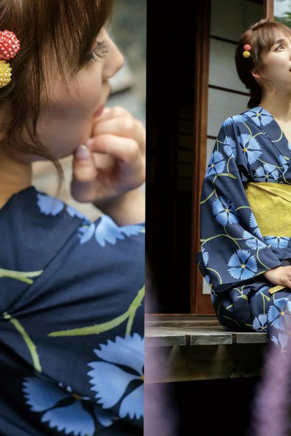 徳永しおり 徳永诗织 徳永しおり《Travel Guide 旅のしおり》和风优雅与性感内衣私房写真第28张图片