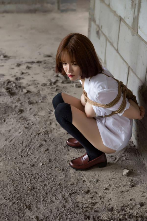   XR-Uncensored-K8傲娇萌萌Vivian-被束缚的学妹 - 无圣光大尺度日系JK校服绳艺写真第20张图片