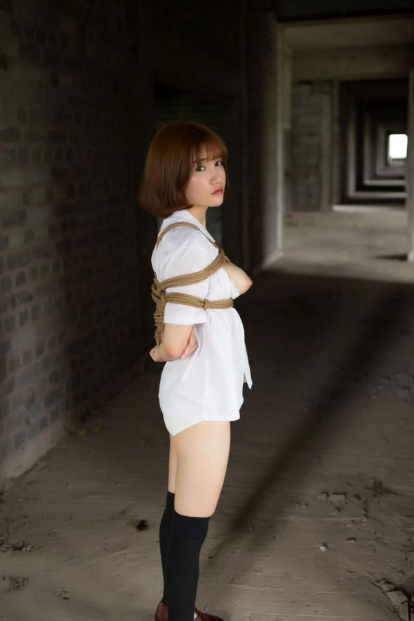   XR-Uncensored-K8傲娇萌萌Vivian-被束缚的学妹 - 无圣光大尺度日系JK校服绳艺写真第23张图片