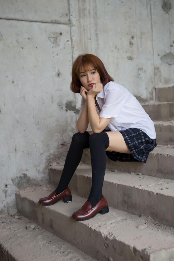   XR-Uncensored-K8傲娇萌萌Vivian-被束缚的学妹 - 无圣光大尺度日系JK校服绳艺写真第26张图片