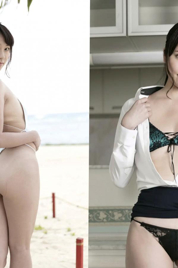 大滝りか 大泷里佳 大滝りか - 美尻与美脚性感写真 日本美臀女神 OL制服与比基尼诱惑第9张图片