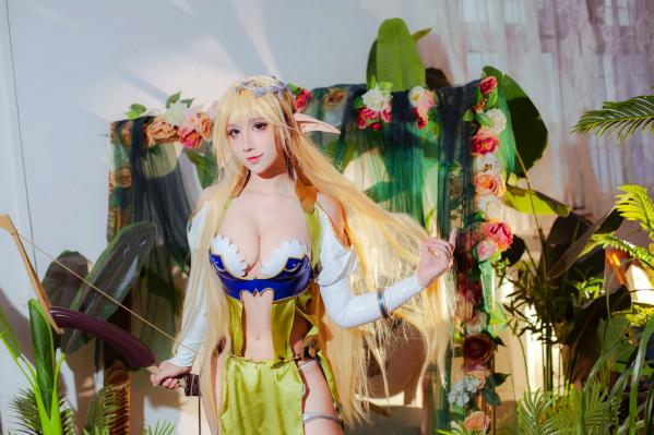 朱静   九曲Jean 精灵村Elf Village角色扮演，精致妆容呈现极品精灵公主，清纯与性感并存的奇幻私房写真 [77P]第18张图片