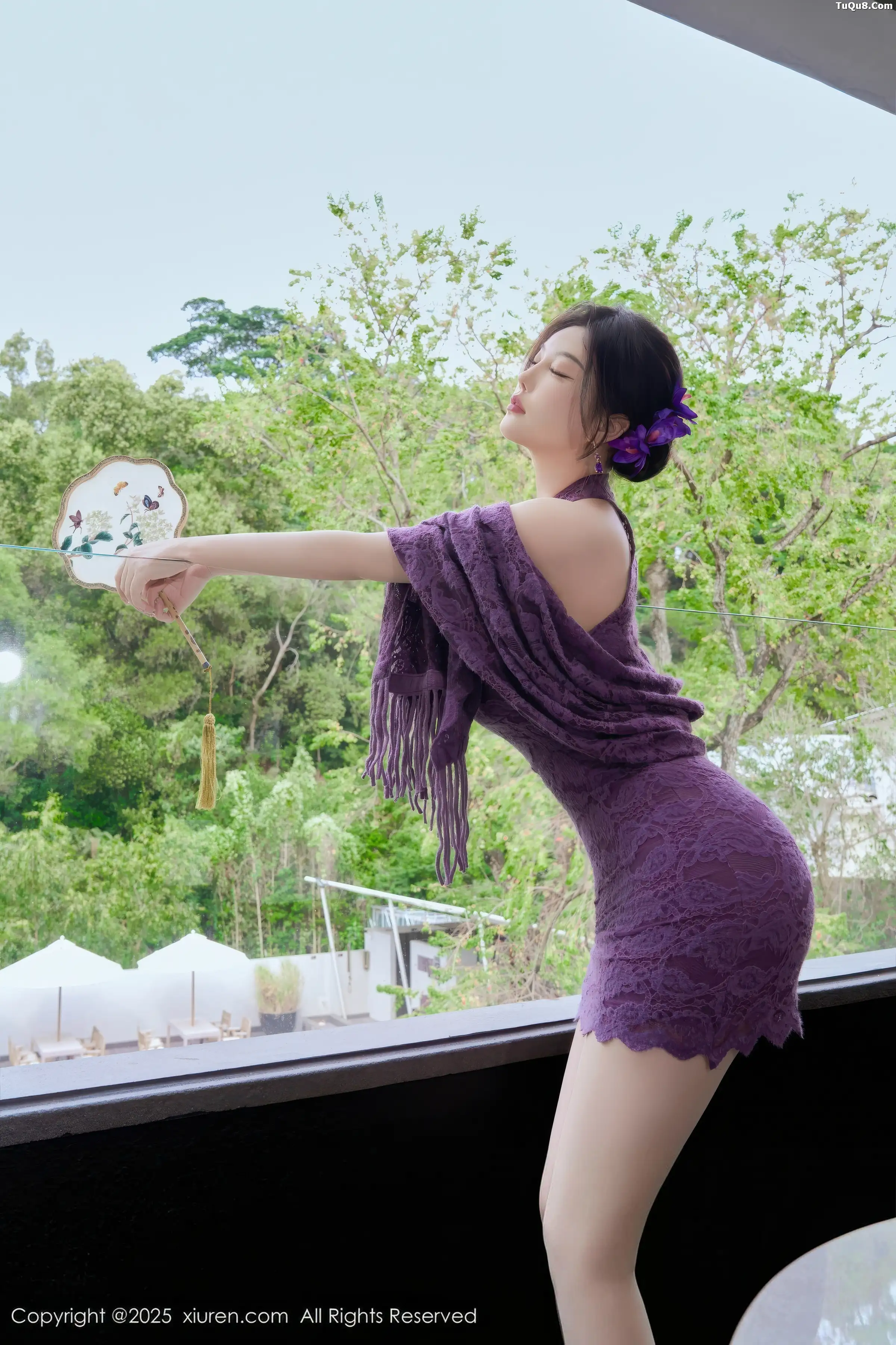 杨晨晨 sugar小甜心CC [XiuRen]高清写真图 2025.12.31 No.11187 杨晨晨 紫色蕾丝第13张图片