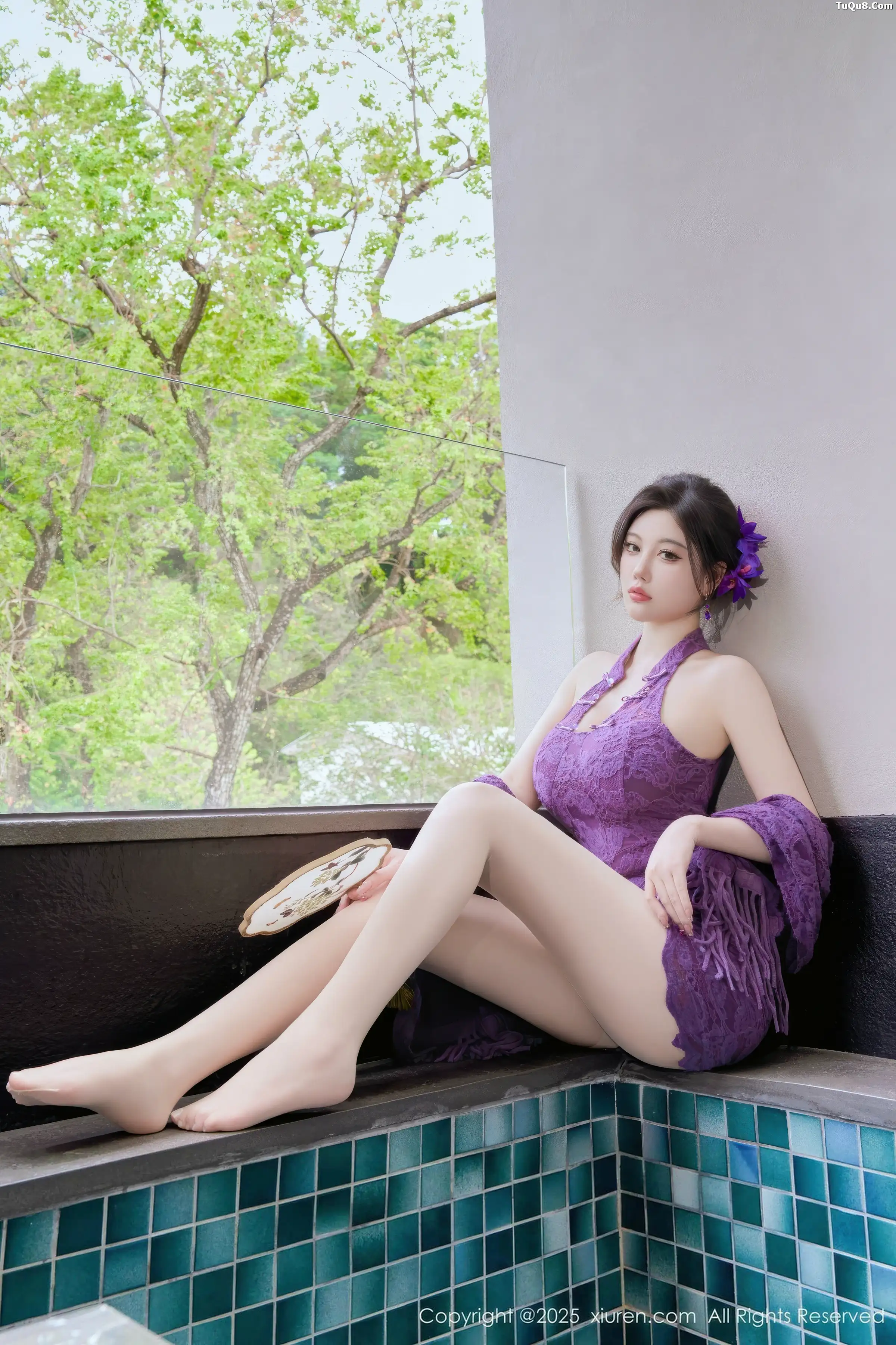 杨晨晨 sugar小甜心CC [XiuRen]高清写真图 2025.12.31 No.11187 杨晨晨 紫色蕾丝第16张图片