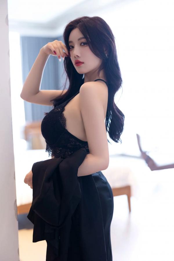 杨晨晨 杨晨晨Yome  杨晨晨 - 都市OL职场诱惑，黑丝连体内衣私房写真，气质御姐在皮椅上的极致魅惑 [109P]第21张图片