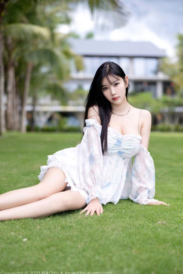 杨晨晨 杨晨晨Yome  XiaoYu语画界-851-杨晨晨Yome-清新吊带裙私房写真-肉色丝袜美腿-2022.08.26-无圣光大尺度第2张图片