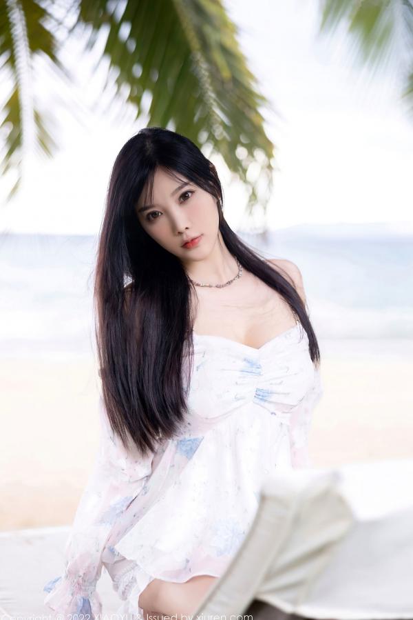杨晨晨 杨晨晨Yome  XiaoYu语画界-851-杨晨晨Yome-清新吊带裙私房写真-肉色丝袜美腿-2022.08.26-无圣光大尺度第24张图片