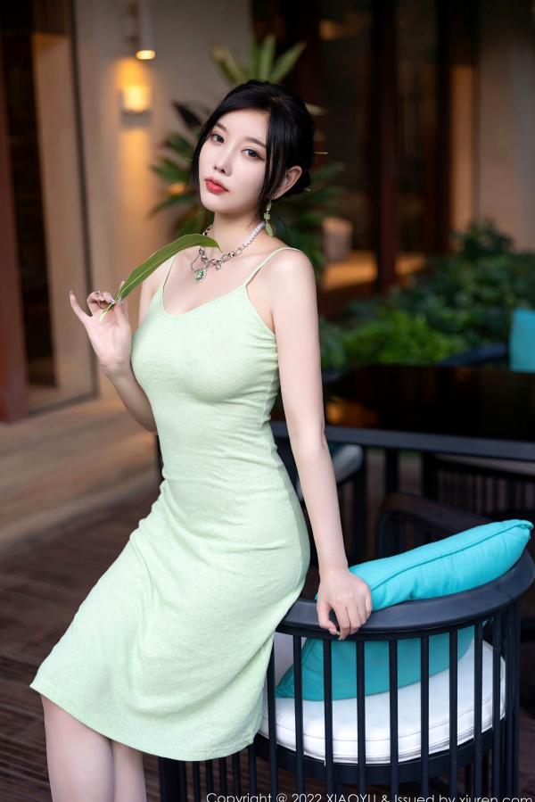 杨晨晨 杨晨晨Yome  XiaoYu语画界-851-杨晨晨Yome-清新吊带裙私房写真-肉色丝袜美腿-2022.08.26-无圣光大尺度第26张图片
