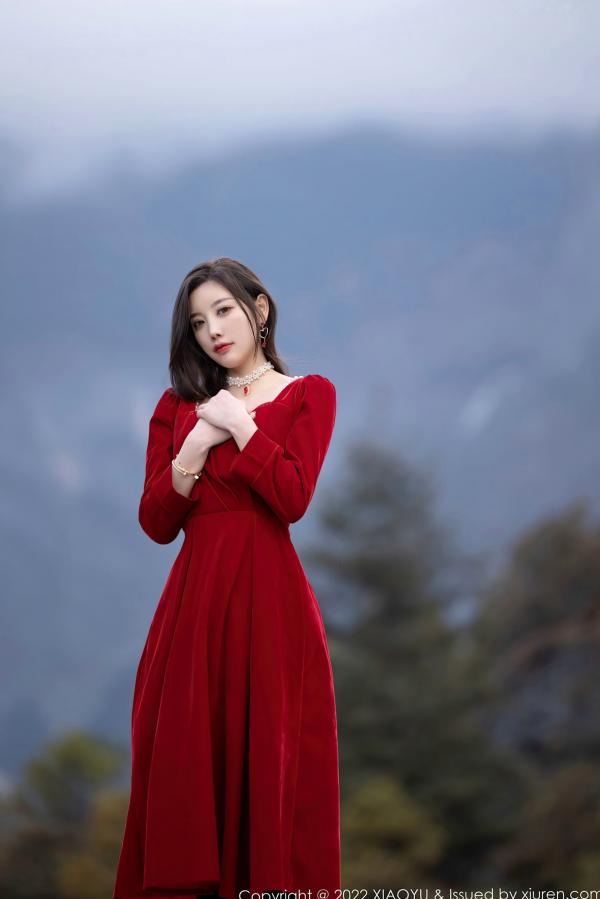 杨晨晨 杨晨晨Yome  XiaoYu语画界-750-杨晨晨Yome-丽江心愿旅拍花色旗袍黑丝-极致室内私房写真-2022.04.02-无圣光大尺度第78张图片