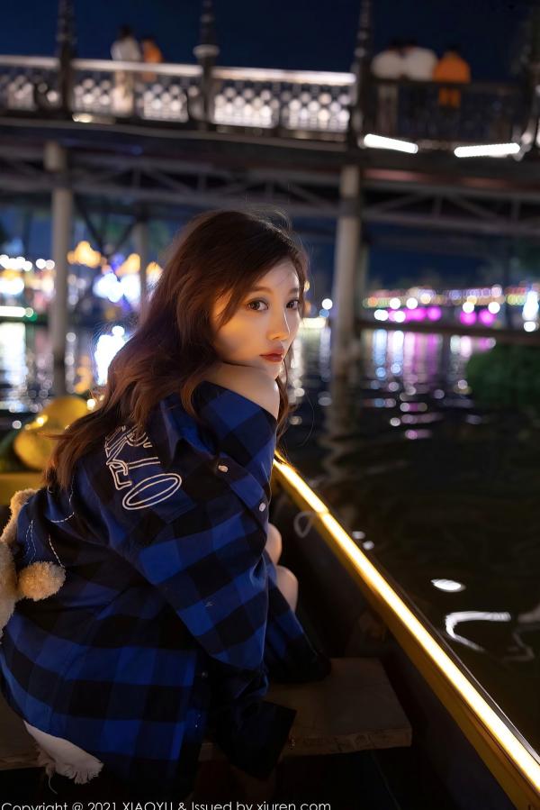 杨晨晨 杨晨晨Yome  XiaoYu语画界：杨晨晨西双版纳性感旅拍，身着白色内衣配牛仔短裤，挑战大尺度私房写真，完美展现曼妙曲线与极致诱惑，高清视觉盛宴第59张图片