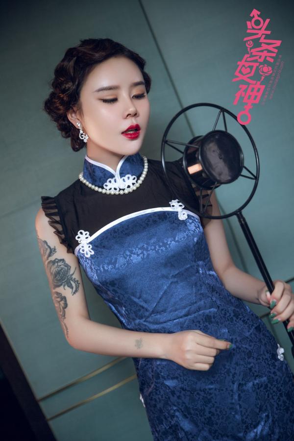 爱丽莎Lisa  旗袍美人爱丽莎 复古演绎夜上海第18张图片