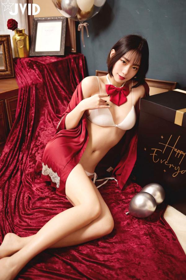 蒋昀晞   JVID模特Verna《我的礼物女友》性感私房写真，红领结诱惑大尺度，演绎绝美禁忌心动瞬间第30张图片