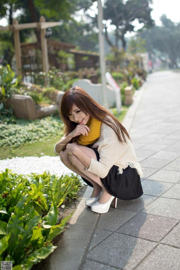 张雅筑 张语恩  台湾正妹张雅筑《台湾花博园区》高清户外清新街拍甜美写真集[90P]第81张图片