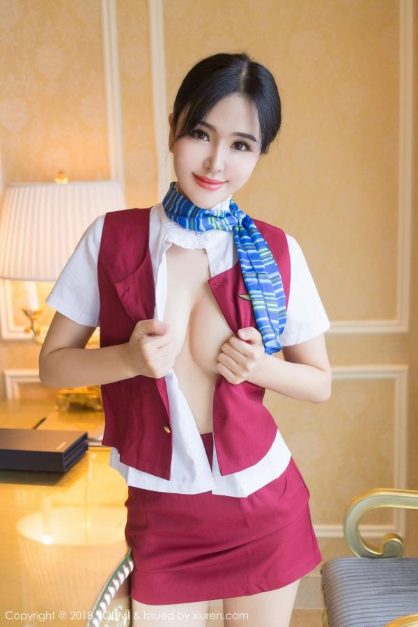 刘钰儿  最美空姐刘钰儿 性感诱人周到服务第6张图片