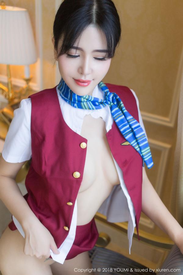 刘钰儿  最美空姐刘钰儿 性感诱人周到服务第8张图片
