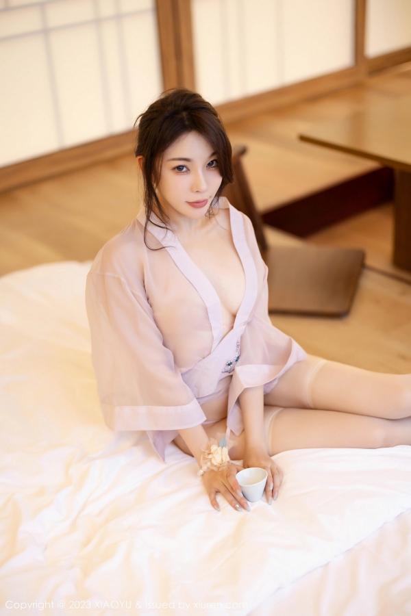 陈芝 芝芝Booty  [XIAOYU]高清写真图 2023.07.24 VOL.1076 徐莉芝Booty 轻透薄纱第29张图片