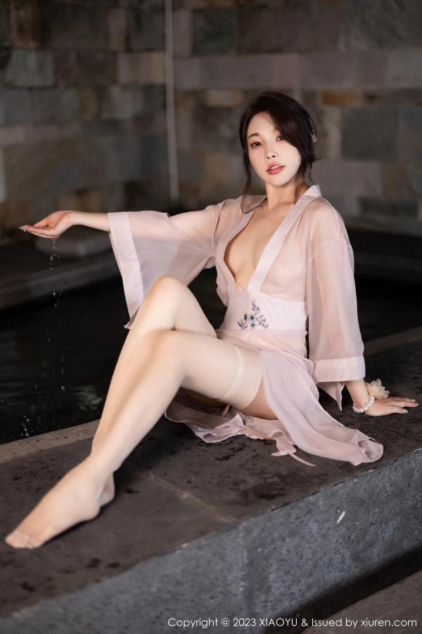 陈芝 芝芝Booty  [XIAOYU]高清写真图 2023.07.24 VOL.1076 徐莉芝Booty 轻透薄纱第43张图片