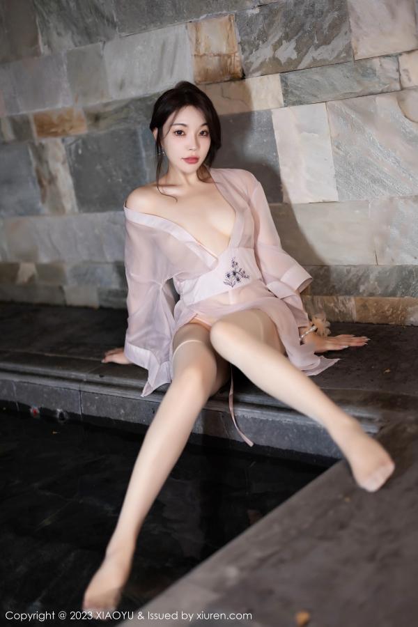 陈芝 芝芝Booty  [XIAOYU]高清写真图 2023.07.24 VOL.1076 徐莉芝Booty 轻透薄纱第47张图片