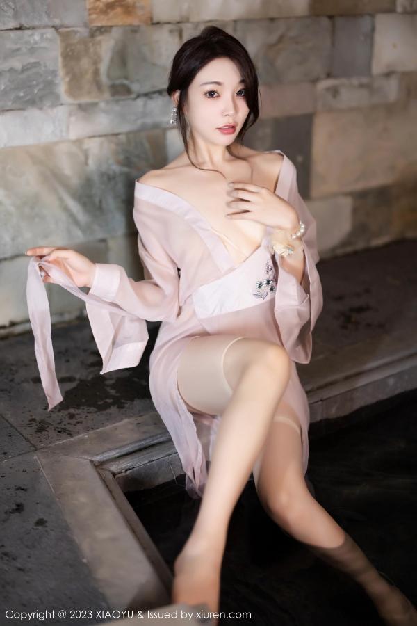 陈芝 芝芝Booty  [XIAOYU]高清写真图 2023.07.24 VOL.1076 徐莉芝Booty 轻透薄纱第49张图片