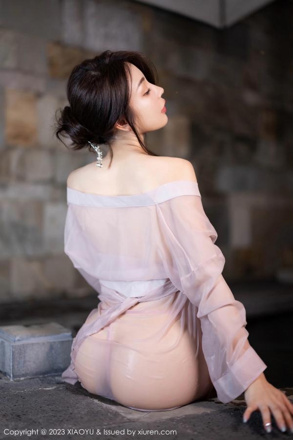 陈芝 芝芝Booty  [XIAOYU]高清写真图 2023.07.24 VOL.1076 徐莉芝Booty 轻透薄纱第52张图片