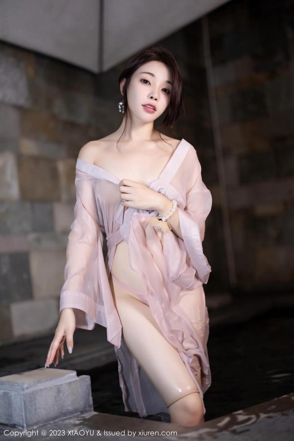 陈芝 芝芝Booty  [XIAOYU]高清写真图 2023.07.24 VOL.1076 徐莉芝Booty 轻透薄纱第55张图片