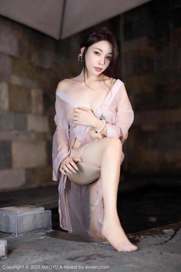 陈芝 芝芝Booty  [XIAOYU]高清写真图 2023.07.24 VOL.1076 徐莉芝Booty 轻透薄纱第57张图片