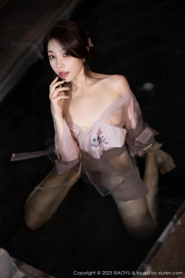 陈芝 芝芝Booty  [XIAOYU]高清写真图 2023.07.24 VOL.1076 徐莉芝Booty 轻透薄纱第59张图片