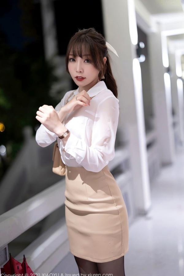 徐莉芝Booty 陈芝  XiaoYu语画界-625-芝芝Booty-白色衬衫湿身诱惑-浴室私房写真-大尺度无圣光高清套图第7张图片