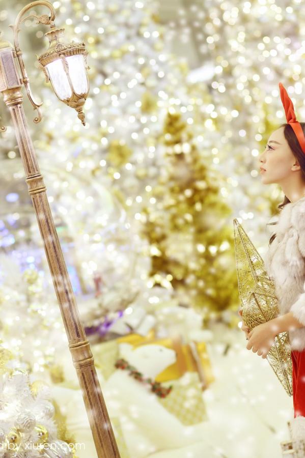 萌琪琪  三女神化身驯鹿女郎 不一样的圣诞礼物第30张图片