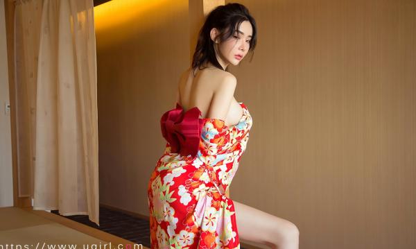 萌琪琪   尤果圈萌琪琪《尘曲》写真：日式榻榻米和服诱惑，极致白嫩私房大尺度视觉盛宴第20张图片