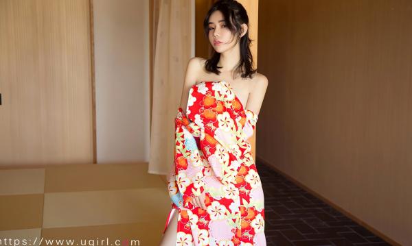 萌琪琪   尤果圈萌琪琪《尘曲》写真：日式榻榻米和服诱惑，极致白嫩私房大尺度视觉盛宴第27张图片