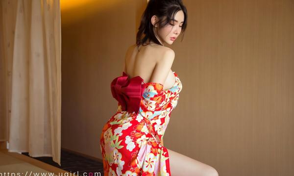 萌琪琪   尤果圈萌琪琪《尘曲》写真：日式榻榻米和服诱惑，极致白嫩私房大尺度视觉盛宴第31张图片
