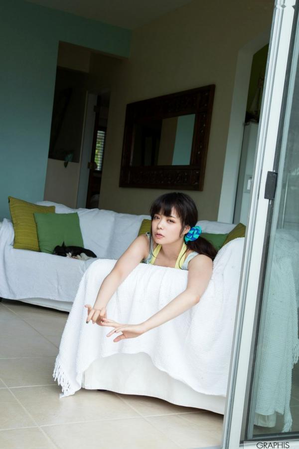 凰かなめ 凰香奈芽  Graphis_凰かなめ『lovely doll』 Gals 写真集：家居私房诱惑、唯美清新与性感黑丝酒吧全套图第37张图片