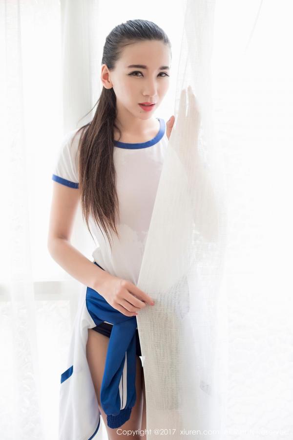赵颖  赵颖的日系高中运动服 美胸细腰小女生的诱惑第39张图片
