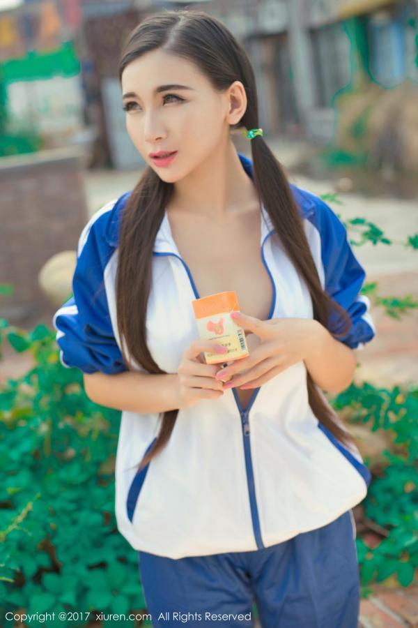 赵颖  赵颖的日系高中运动服 美胸细腰小女生的诱惑第43张图片