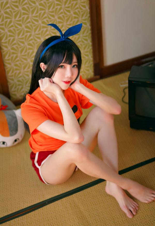 王晓丹 王辛淼  Sally-Dorasnow-Ruka-Sarashina-Summer：夏日清新私房写真，甜美兔女郎风格，黑色蕾丝内衣诱惑室内大尺度照片第11张图片