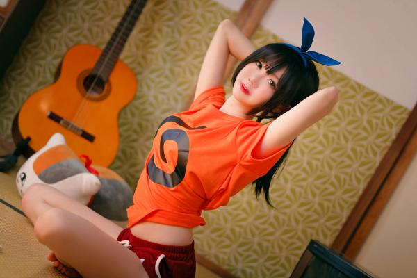 王晓丹 王辛淼  Sally-Dorasnow-Ruka-Sarashina-Summer：夏日清新私房写真，甜美兔女郎风格，黑色蕾丝内衣诱惑室内大尺度照片第20张图片