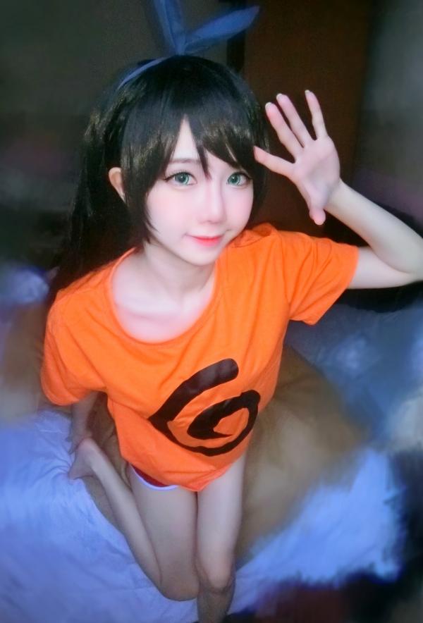 王晓丹 王辛淼  Sally-Dorasnow-Ruka-Sarashina-Summer：夏日清新私房写真，甜美兔女郎风格，黑色蕾丝内衣诱惑室内大尺度照片第62张图片