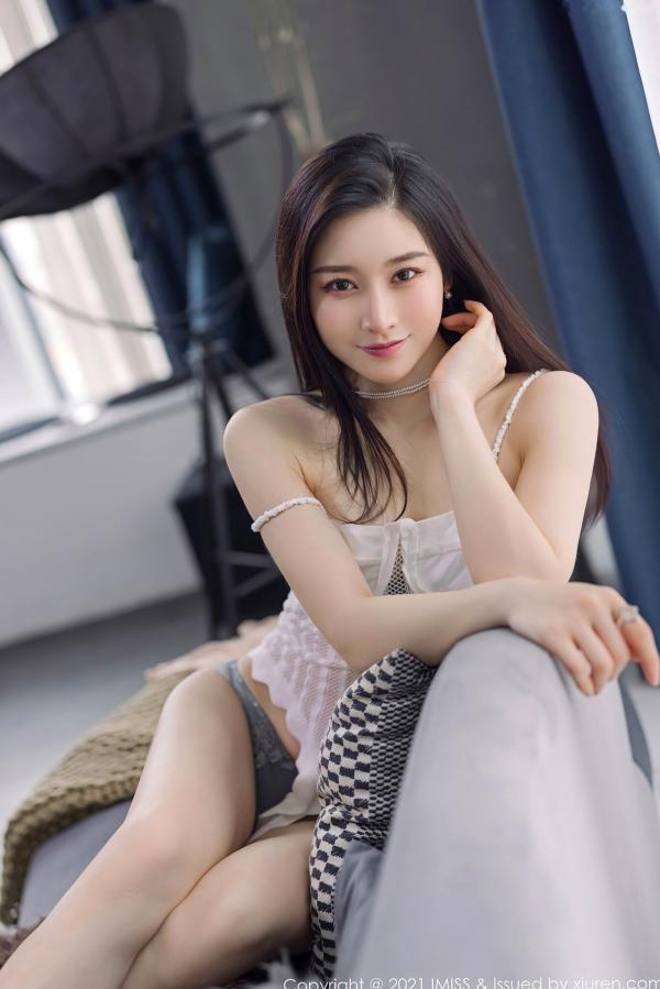 任育萱   IMiss爱蜜社-569-Vanessa-居家私房写真-精致蕾丝内衣大片-优雅迷人气质-2021.03.26第42张图片